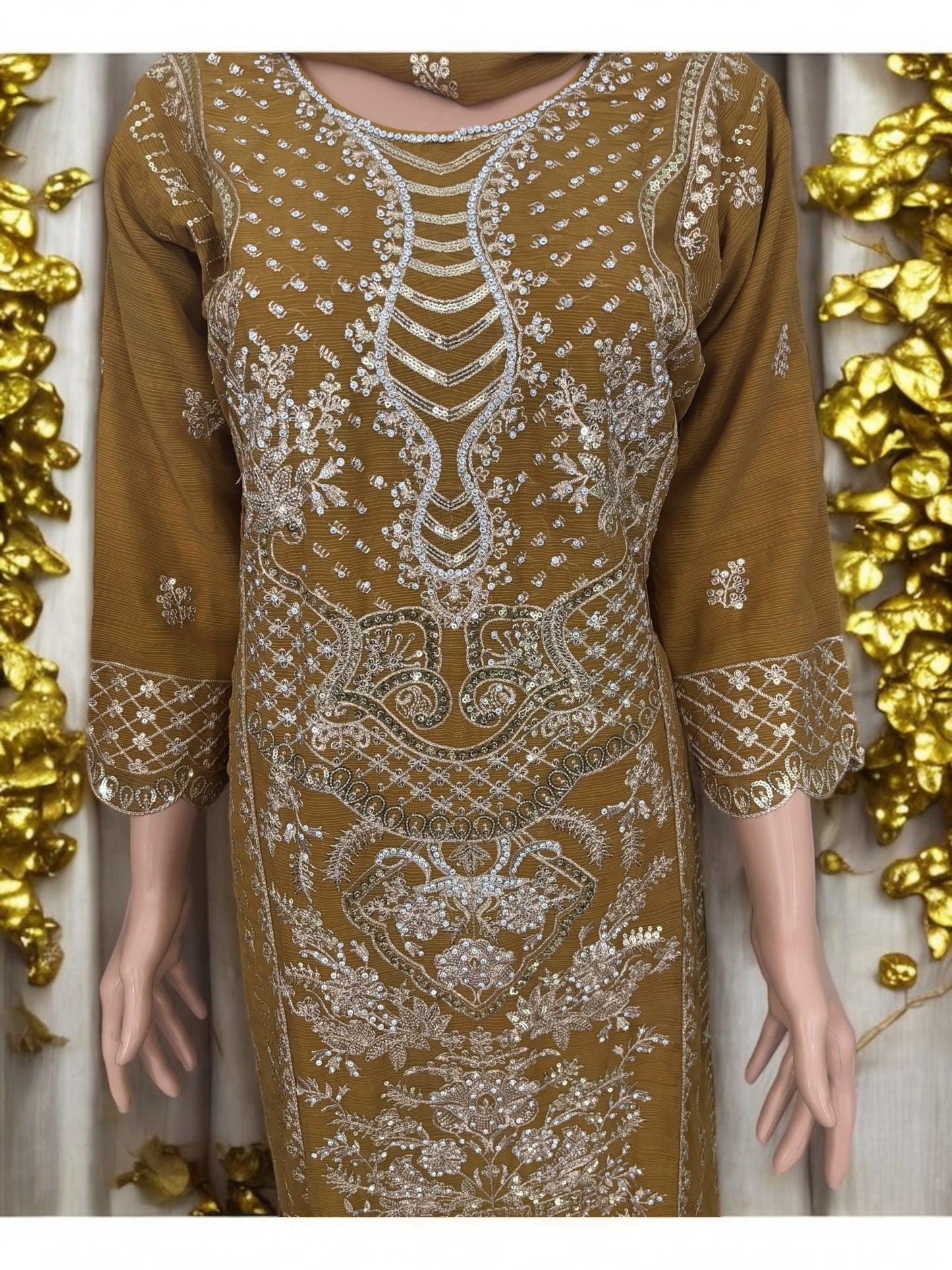 TRADITIONAL DESIGNER SALWAR KAMEEZ SUIT - ETHNIC WEAR FOR WOMEN - 215