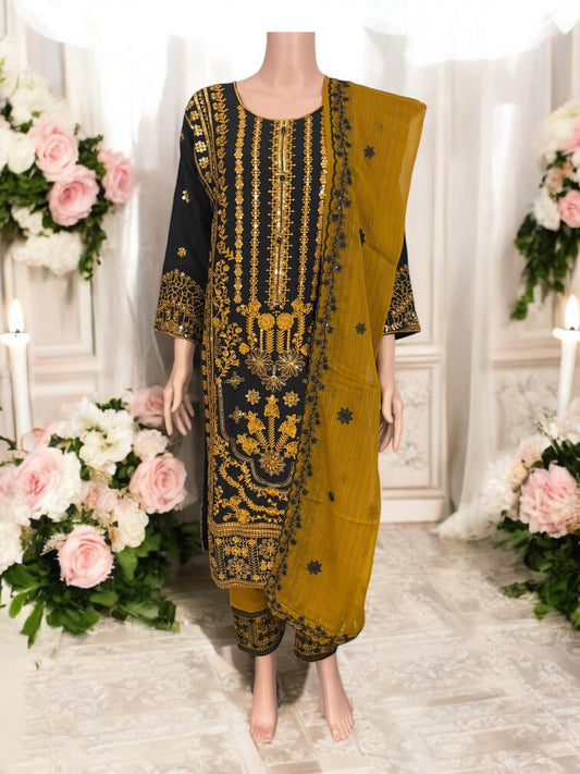 TRADITIONAL DESIGNER SALWAR KAMEEZ SUIT - ETHNIC WEAR FOR WOMEN - 219