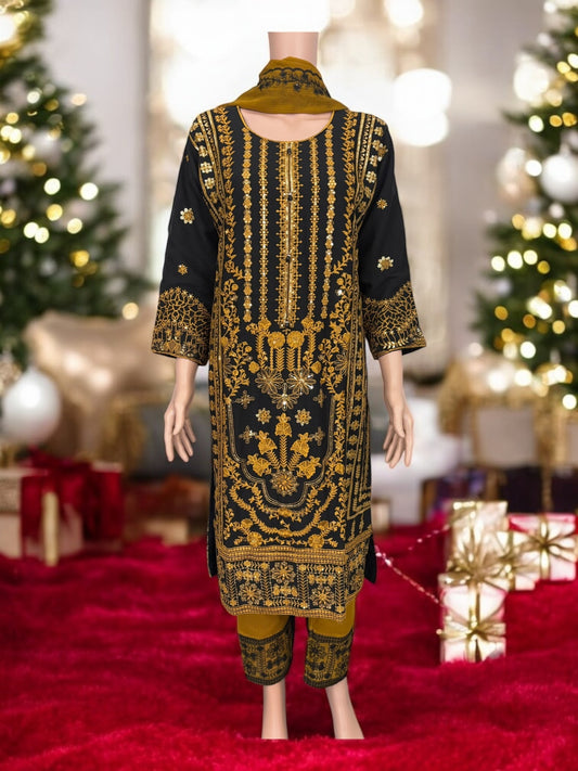 TRADITIONAL DESIGNER SALWAR KAMEEZ SUIT - ETHNIC WEAR FOR WOMEN - 219