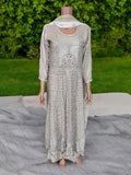 TRADITIONAL DESIGNER SALWAR KAMEEZ SUIT WITH 2 LAYERS - ETHNIC WEAR FOR WOMEN - 207