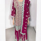 TRADITIONAL DESIGNER SHARARA GARARA SALWAR KAMEEZ SUIT - ETHNIC WEAR - 202