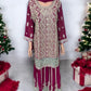 TRADITIONAL DESIGNER SHARARA GARARA SALWAR KAMEEZ SUIT - ETHNIC WEAR - 202