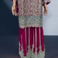 TRADITIONAL DESIGNER SHARARA GARARA SALWAR KAMEEZ SUIT - ETHNIC WEAR - 202