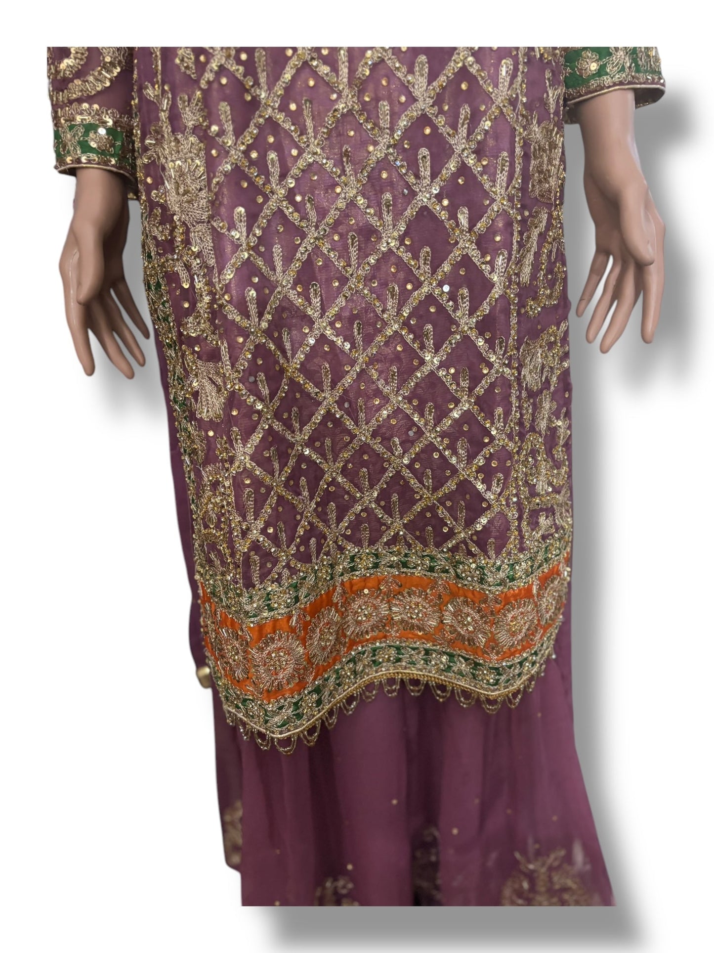 TRADITIONAL DESIGNER SHARARA SALWAR KAMEEZ SET – ETHNIC WEAR FOR WOMEN-03