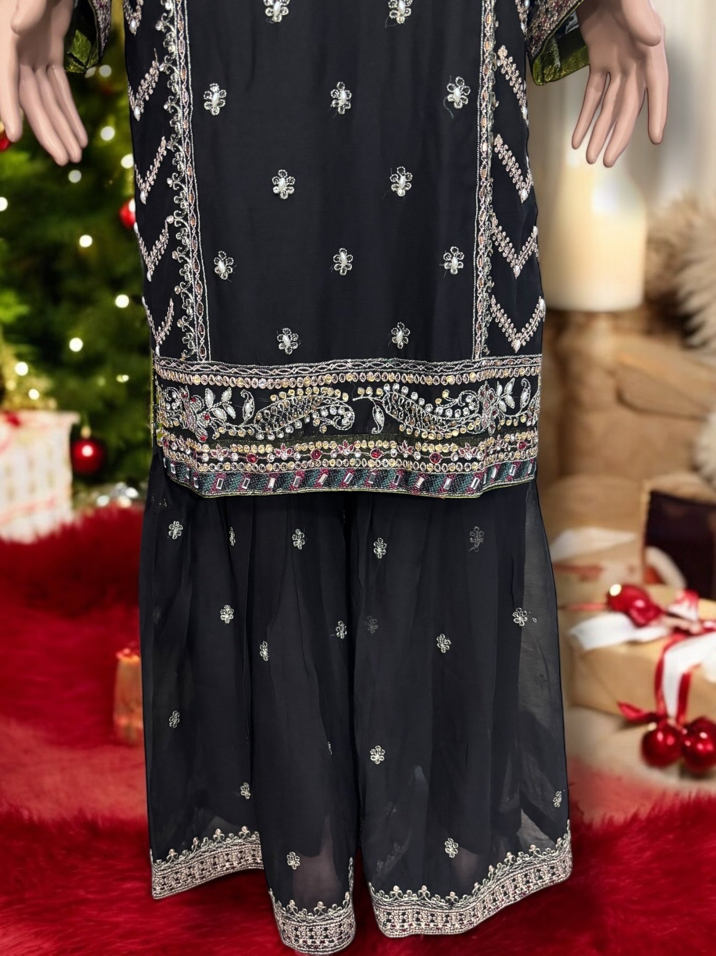 TRADITIONAL DESIGNER SHARARA SALWAR KAMEEZ SET – ETHNIC WEAR FOR WOMEN-06