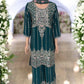 TRADITIONAL DESIGNER SHARARA SALWAR KAMEEZ SUIT - ETHNIC WEAR - 203