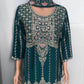 TRADITIONAL DESIGNER SHARARA SALWAR KAMEEZ SUIT - ETHNIC WEAR - 203