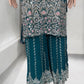TRADITIONAL DESIGNER SHARARA SALWAR KAMEEZ SUIT - ETHNIC WEAR - 203