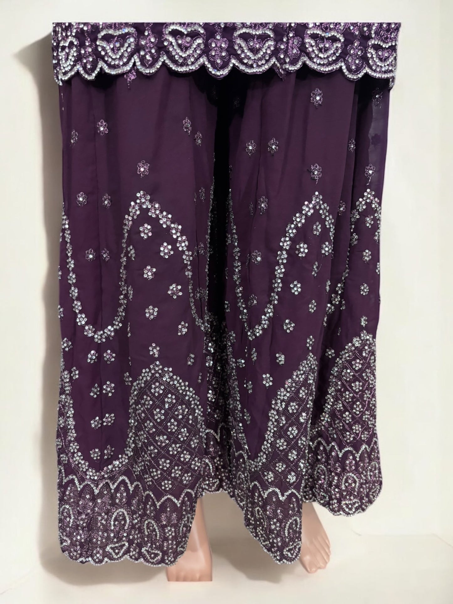 TRADITIONAL DESIGNER SHARARA SALWAR KAMEEZ SUIT - ETHNIC WEAR - 205