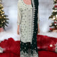 TRADITIONAL DESIGNER SHARARA SALWAR KAMEEZ SUIT - ETHNIC WEAR FOR WOMEN - 208