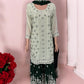 TRADITIONAL DESIGNER SHARARA SALWAR KAMEEZ SUIT - ETHNIC WEAR FOR WOMEN - 208