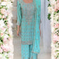 TRADITIONAL DESIGNER SHARARA SALWAR KAMEEZ SUIT - ETHNIC WEAR FOR WOMEN - 210
