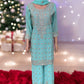 TRADITIONAL DESIGNER SHARARA SALWAR KAMEEZ SUIT - ETHNIC WEAR FOR WOMEN - 210