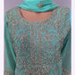 TRADITIONAL DESIGNER SHARARA SALWAR KAMEEZ SUIT - ETHNIC WEAR FOR WOMEN - 210