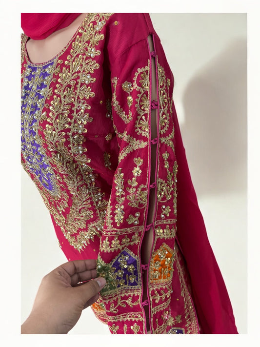 TRADITIONAL GARARA DESIGNER SALWAR KAMEEZ SUIT- ETHNIC WEAR FOR WOMEN - 232