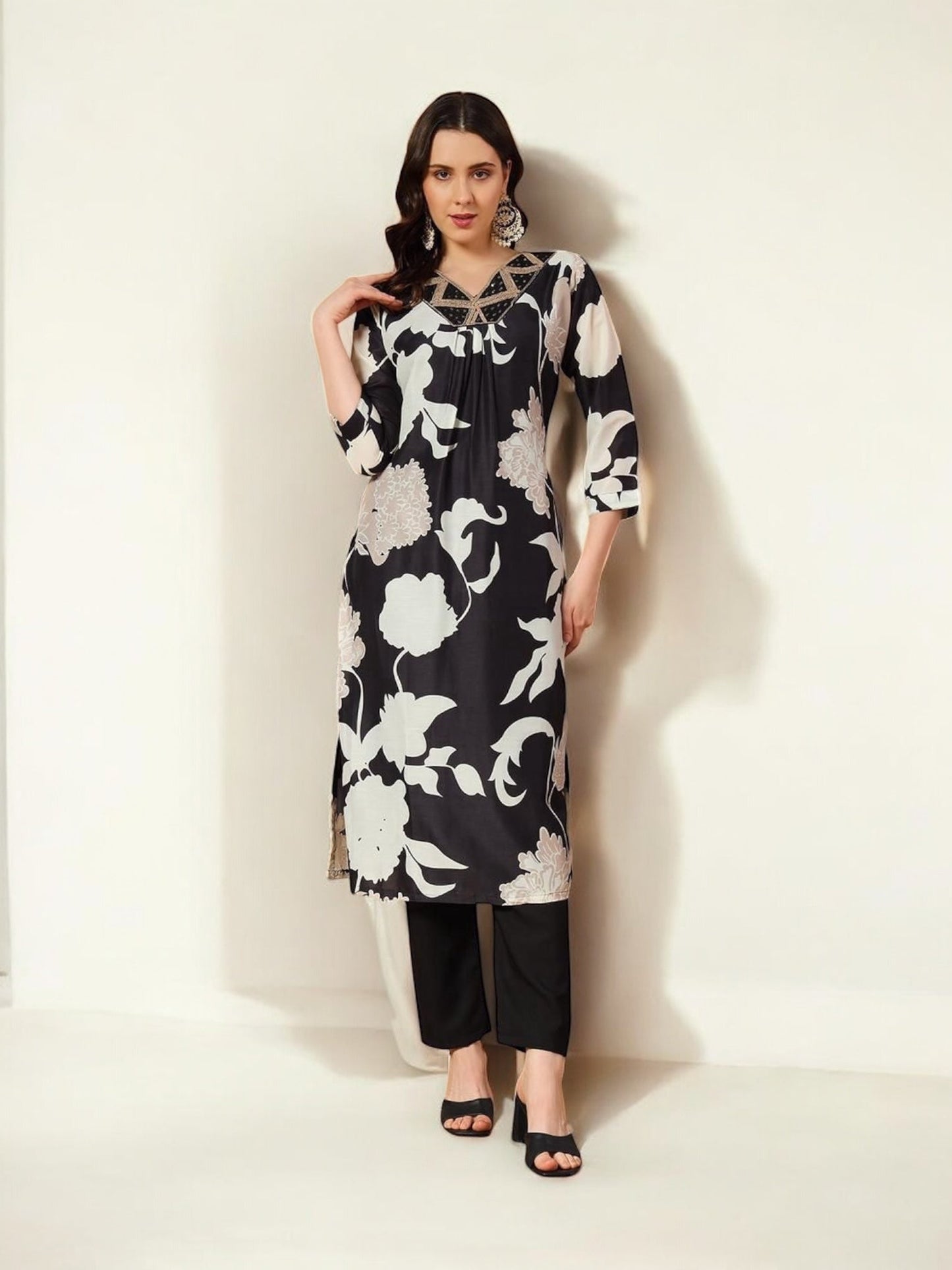 TRADITIONAL KURTI SET – ETHNIC WEAR FOR WOMEN- JU09