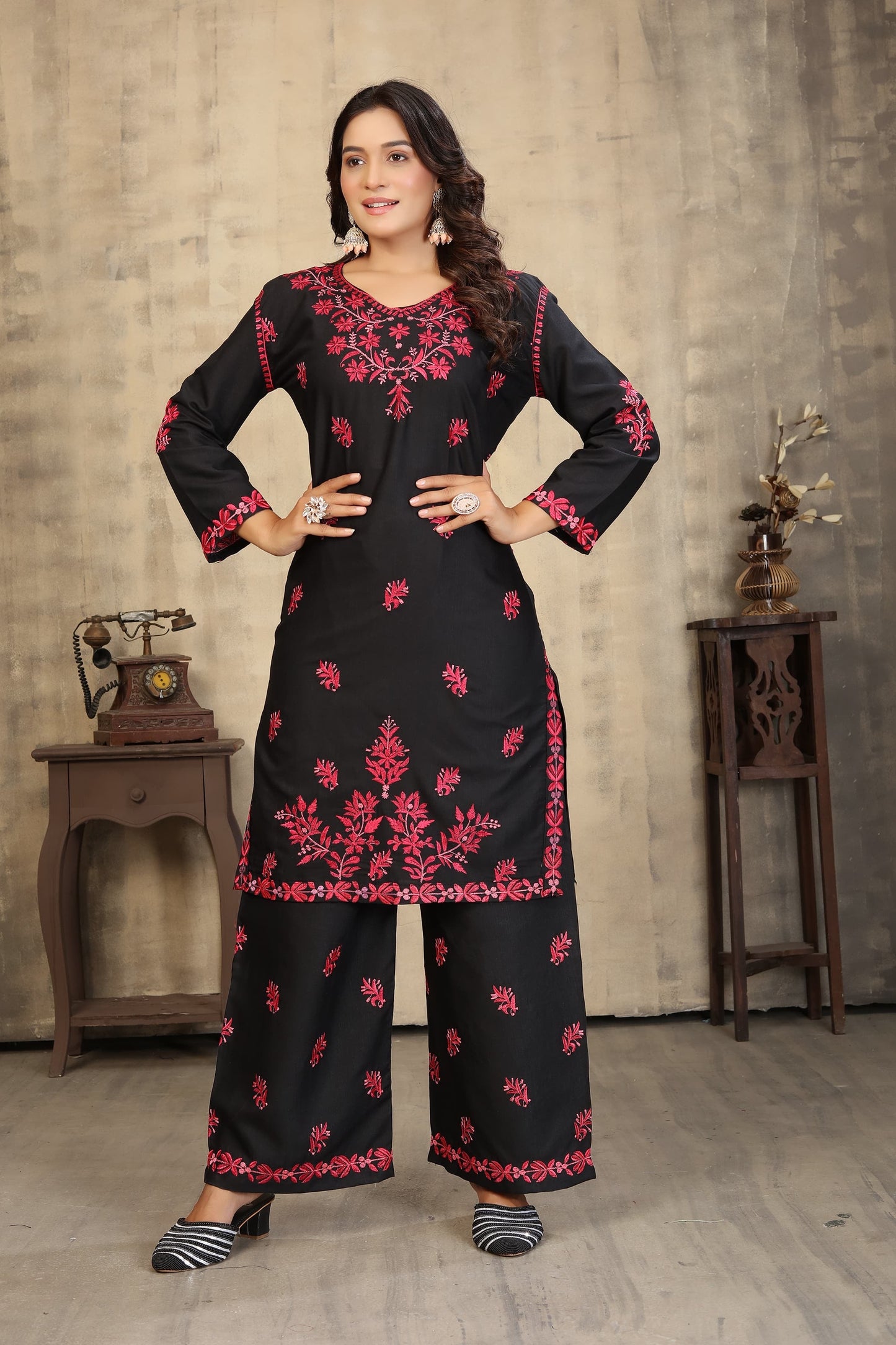 TRADITIONAL KURTI SET – ETHNIC WEAR FOR WOMEN- JU10