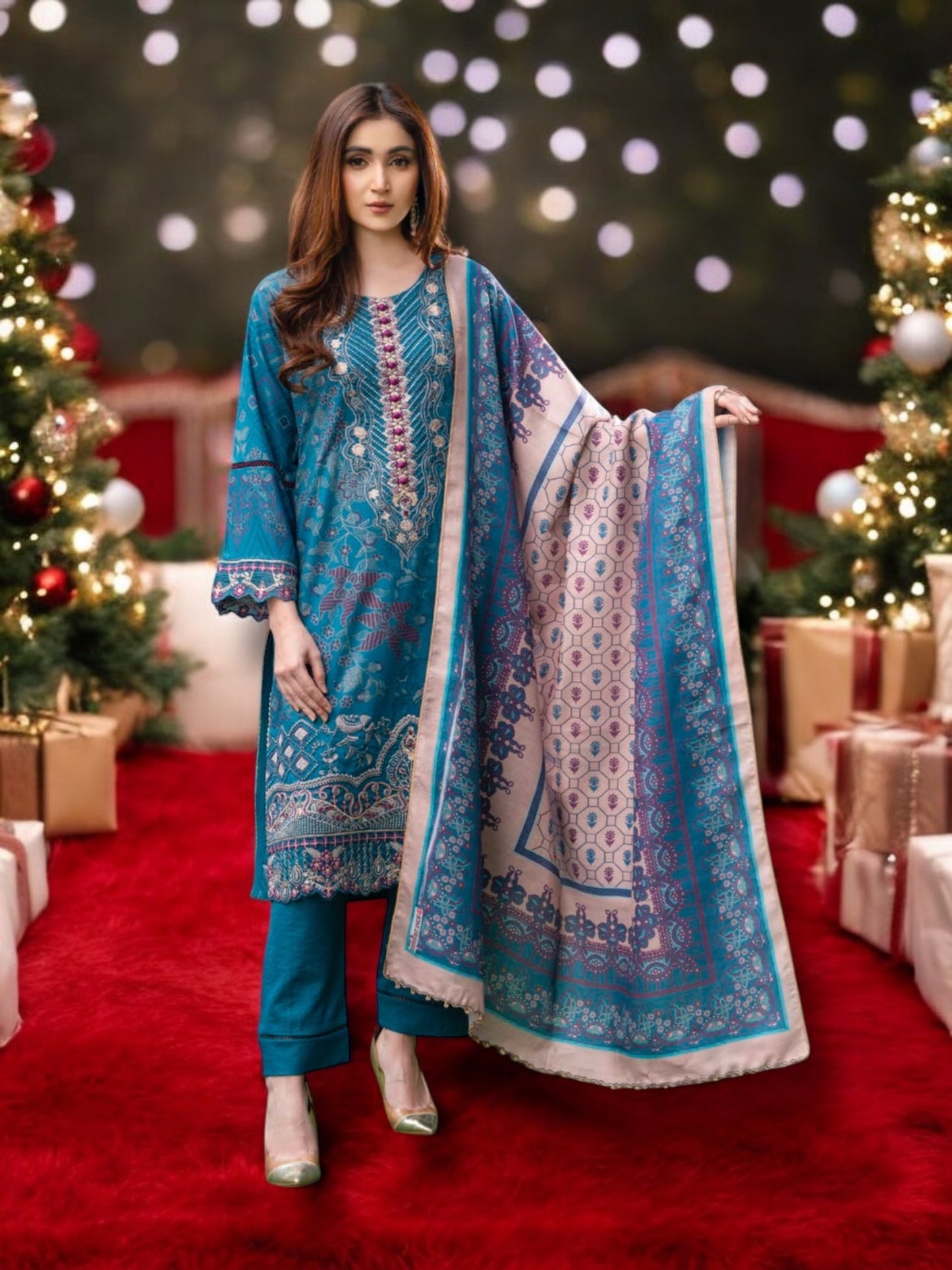 TRADITIONAL PAKISTANI SALWAR KAMEEZ – ETHNIC WEAR FOR WOMEN-12