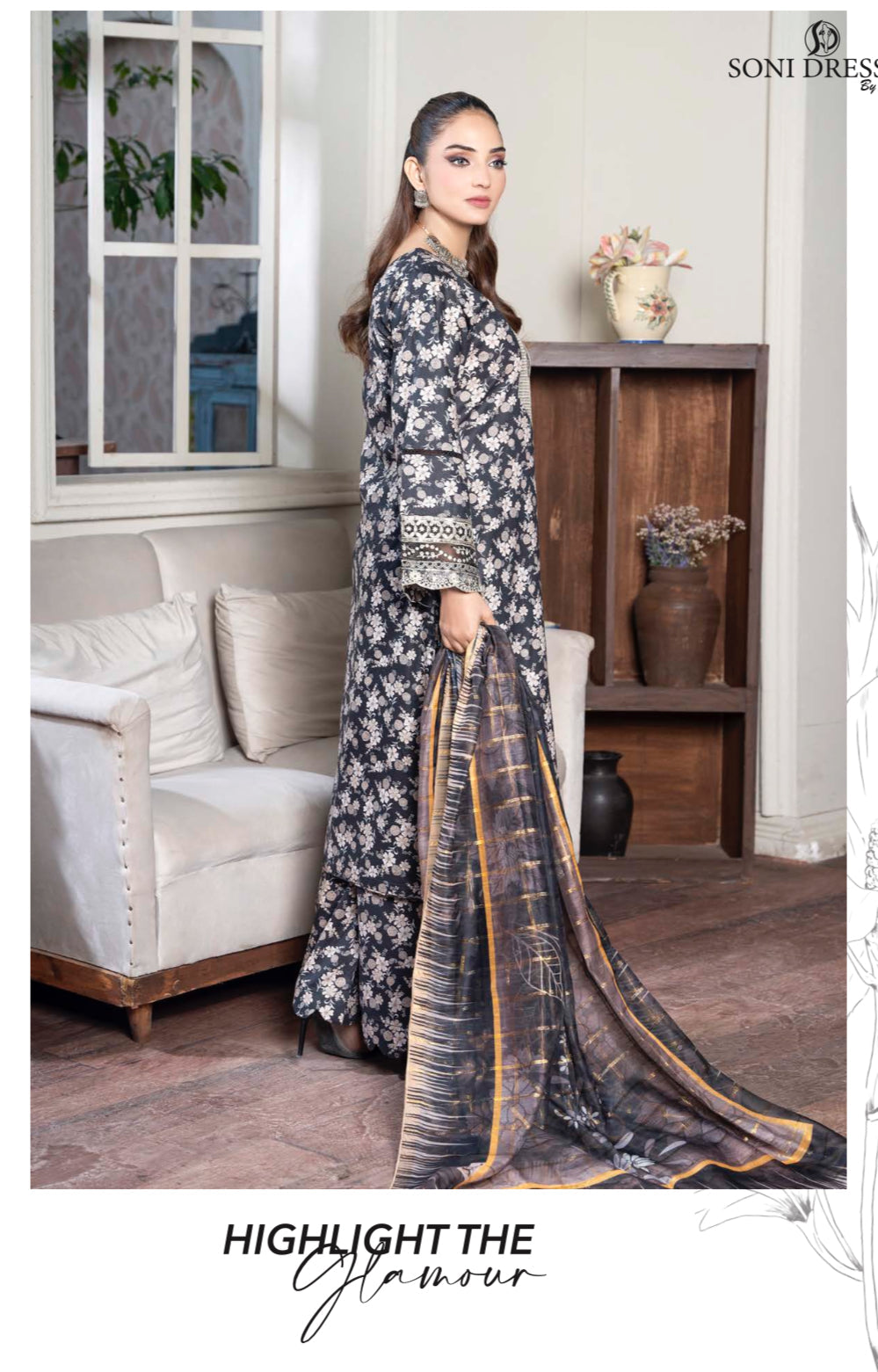 TRADITIONAL PAKISTANI SALWAR KAMEEZ – ETHNIC WEAR FOR WOMEN-255
