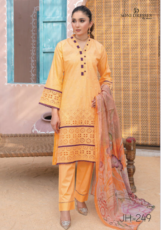 TRADITIONAL PAKISTANI SALWAR KAMEEZ SET - ETHNIC WEAR FOR WOMEN- 2217