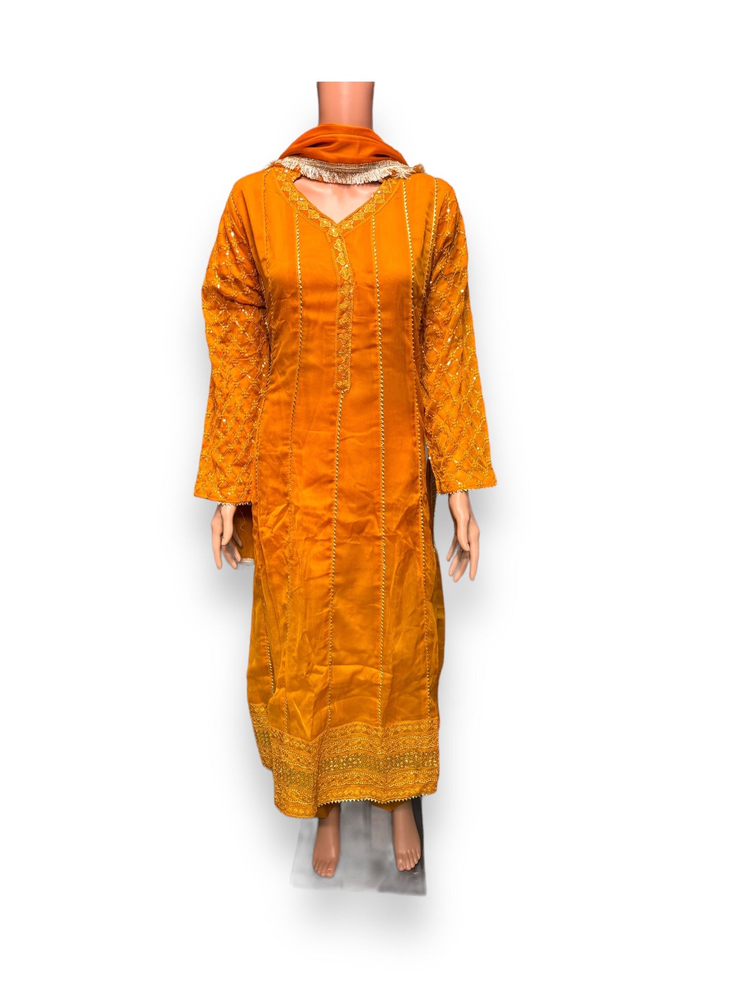 TRADITIONAL PARTY WEAR DRESS-ETHNIC WEAR FOR WOMEN - 206