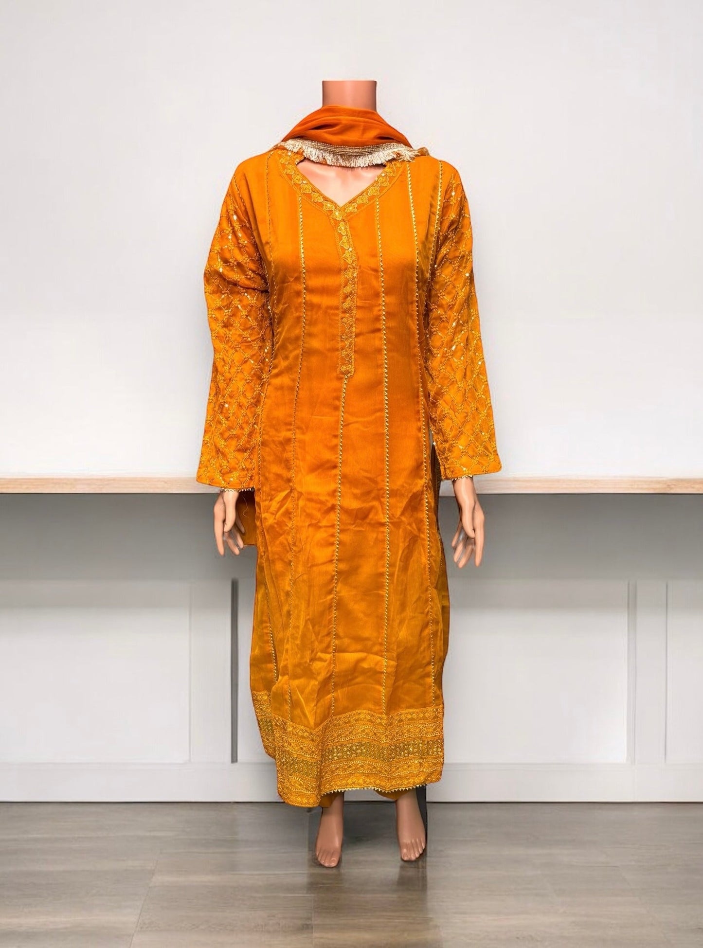TRADITIONAL PARTY WEAR DRESS-ETHNIC WEAR FOR WOMEN - 206