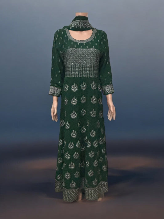 TRADITIONAL PARTY WEAR GOWN-ETHNIC WEAR FOR WOMEN - S12