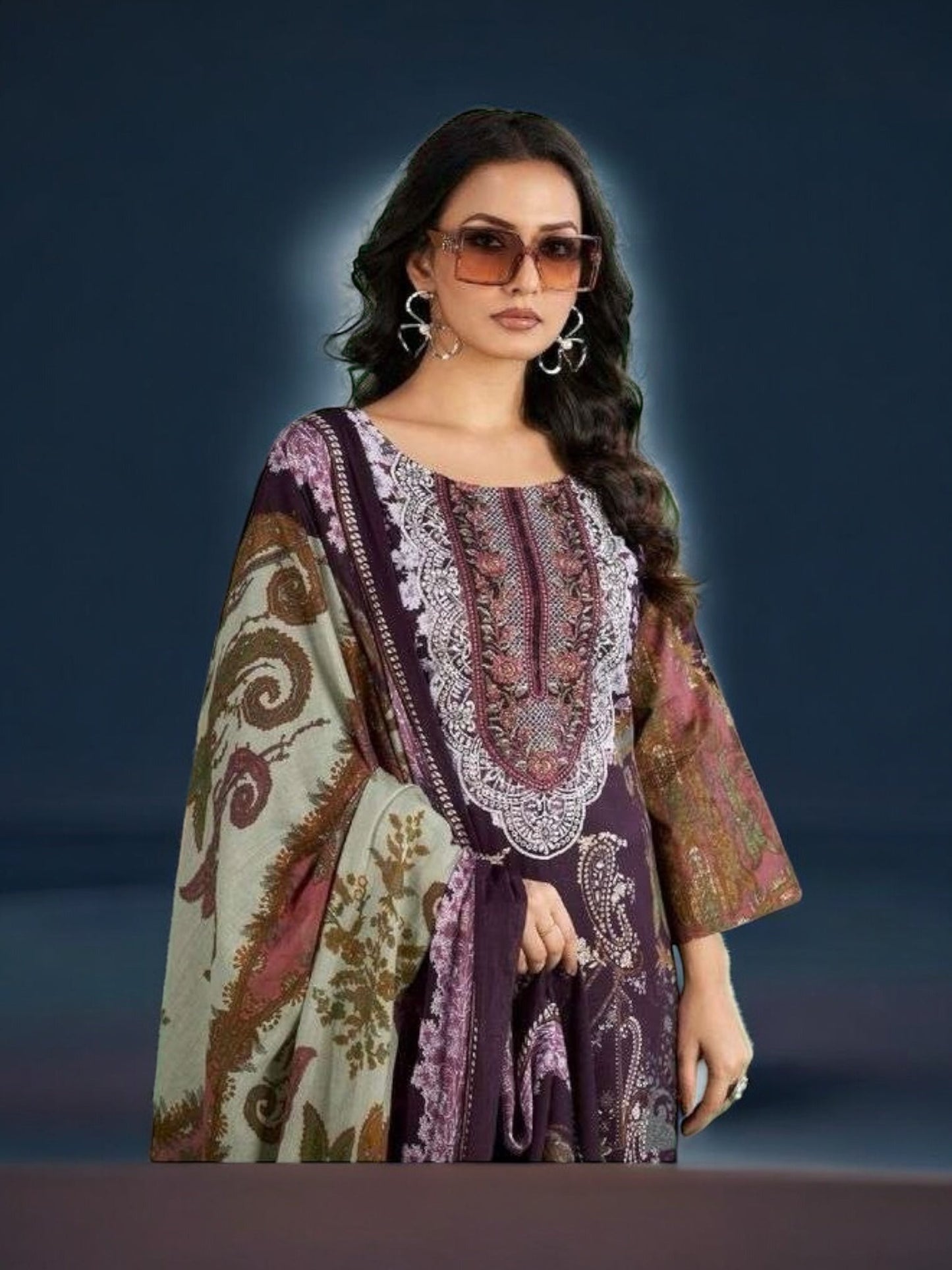 TRADITIONAL SALWAR KAMEEZ SET – ETHNIC WEAR FOR WOMEN- JU03