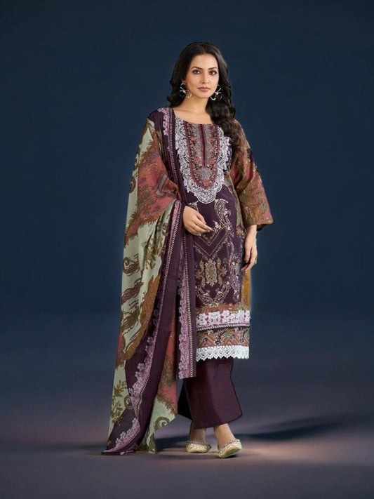 TRADITIONAL SALWAR KAMEEZ SET – ETHNIC WEAR FOR WOMEN- JU03