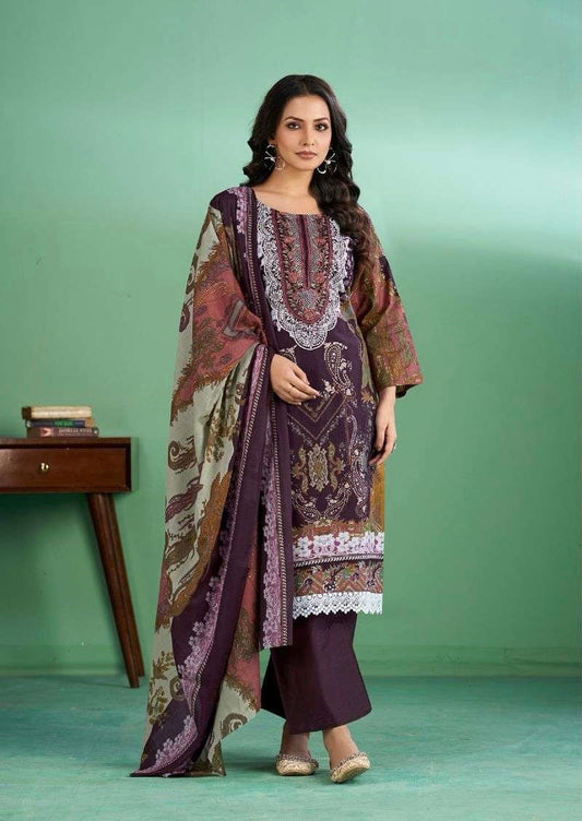 TRADITIONAL SALWAR KAMEEZ SET – ETHNIC WEAR FOR WOMEN- JU03