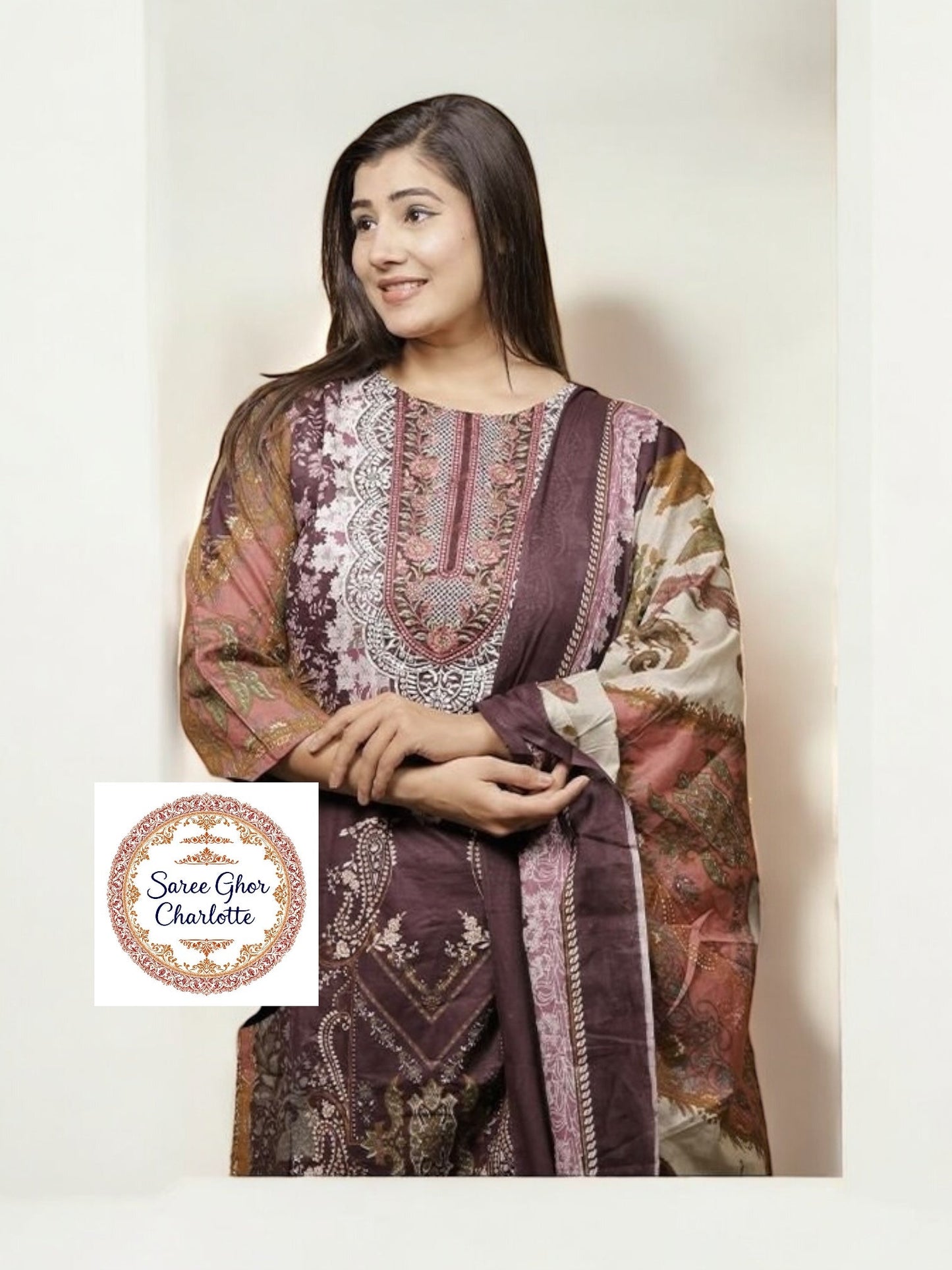 TRADITIONAL SALWAR KAMEEZ SET – ETHNIC WEAR FOR WOMEN- JU03