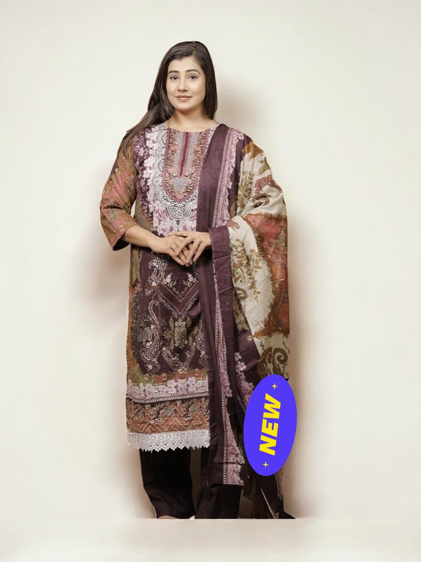 TRADITIONAL SALWAR KAMEEZ SET – ETHNIC WEAR FOR WOMEN- JU03