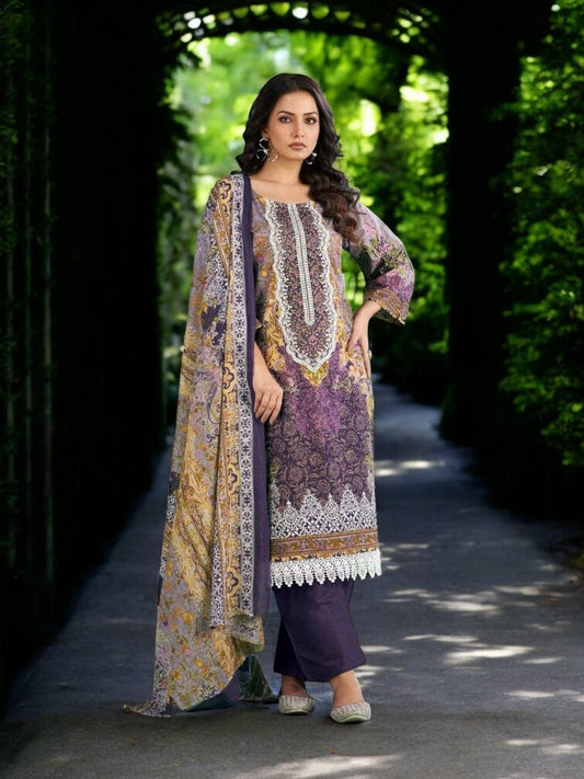 TRADITIONAL SALWAR KAMEEZ SET – ETHNIC WEAR FOR WOMEN- JU04
