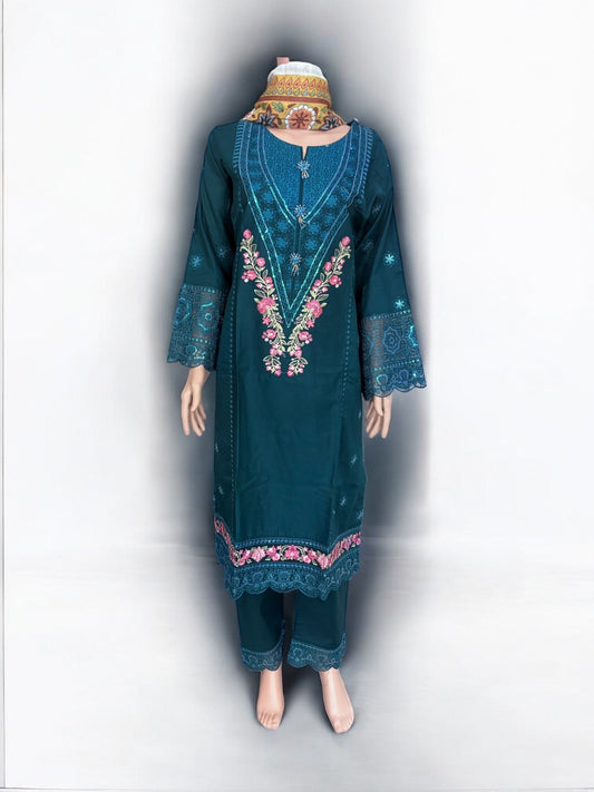 TRADITIONAL SALWAR KAMEEZ SET – ETHNIC WEAR FOR WOMEN- JU40