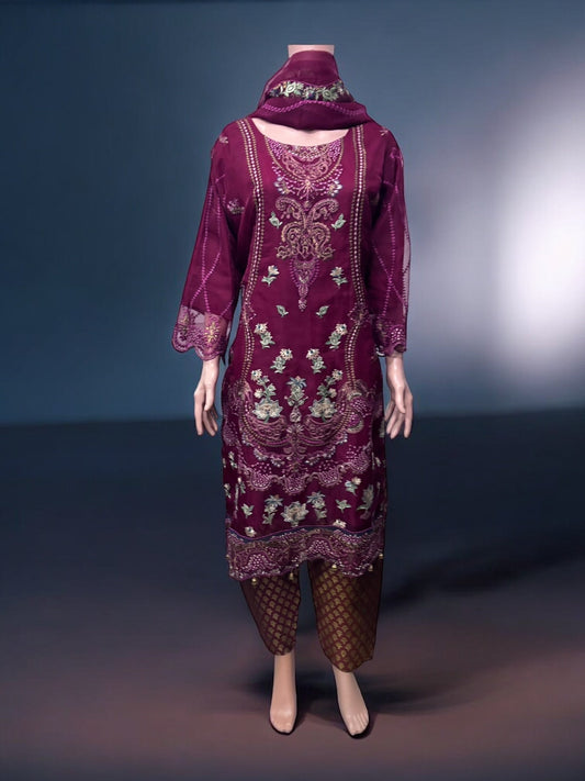 TRADITIONAL SALWAR KAMEEZ SET – ETHNIC WEAR FOR WOMEN- S08