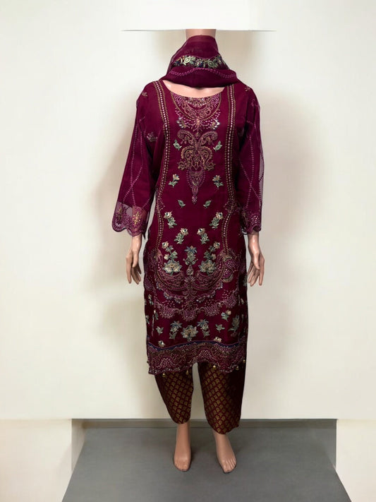 TRADITIONAL SALWAR KAMEEZ SET – ETHNIC WEAR FOR WOMEN- S08