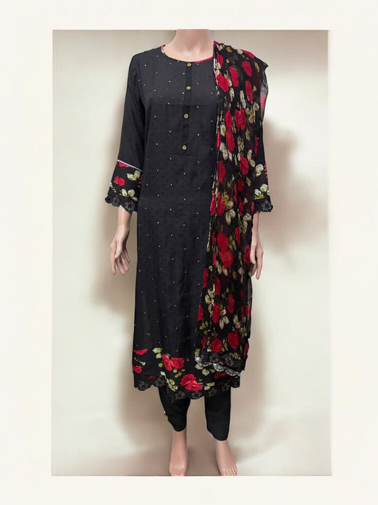 TRADITIONAL SALWAR KAMEEZ SET – ETHNIC WEAR FOR WOMEN- S09