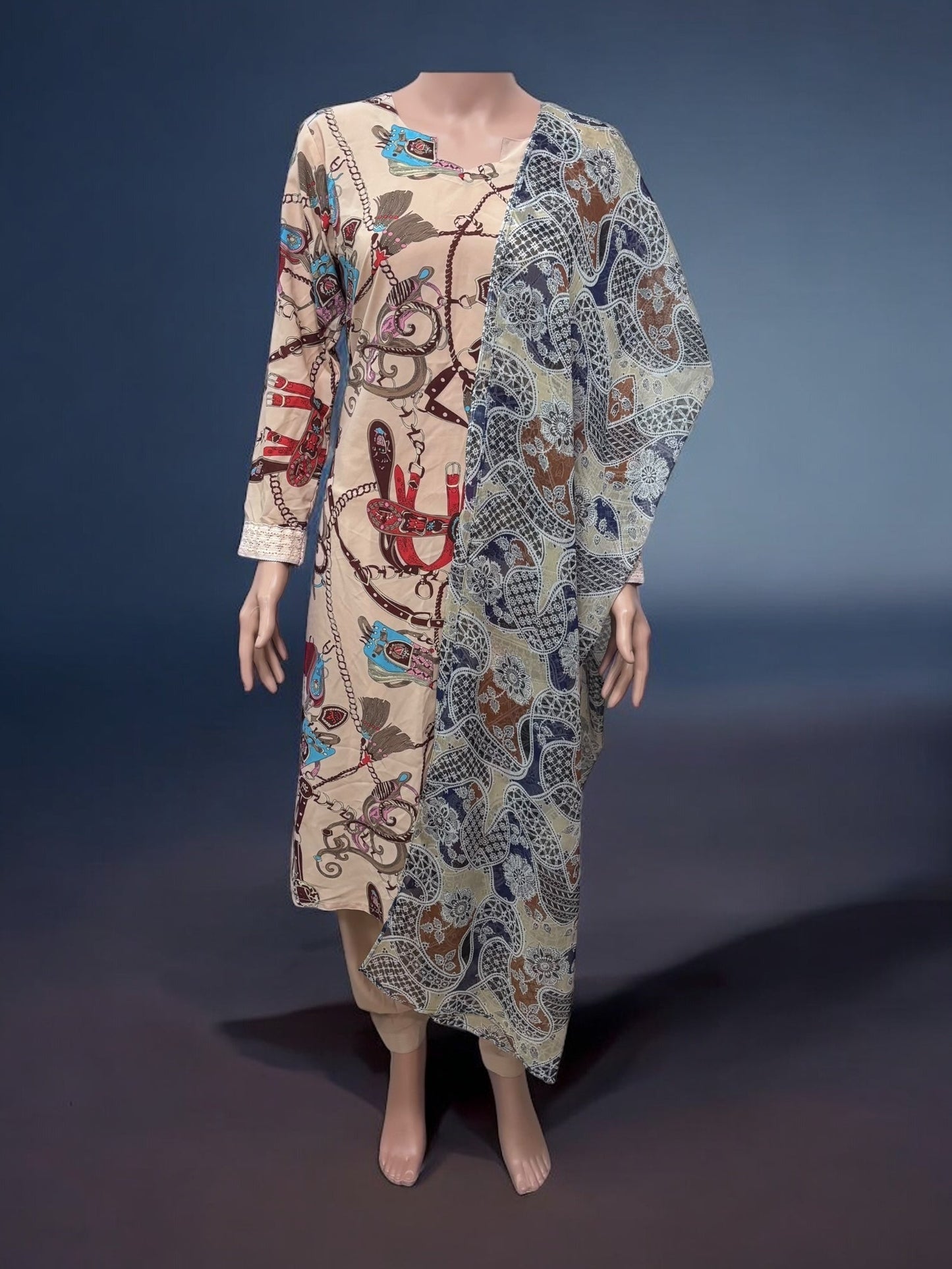 TRADITIONAL SALWAR KAMEEZ SET – ETHNIC WEAR FOR WOMEN- S22