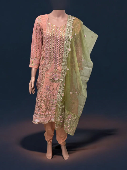 TRADITIONAL SALWAR KAMEEZ SET – ETHNIC WEAR FOR WOMEN- S24