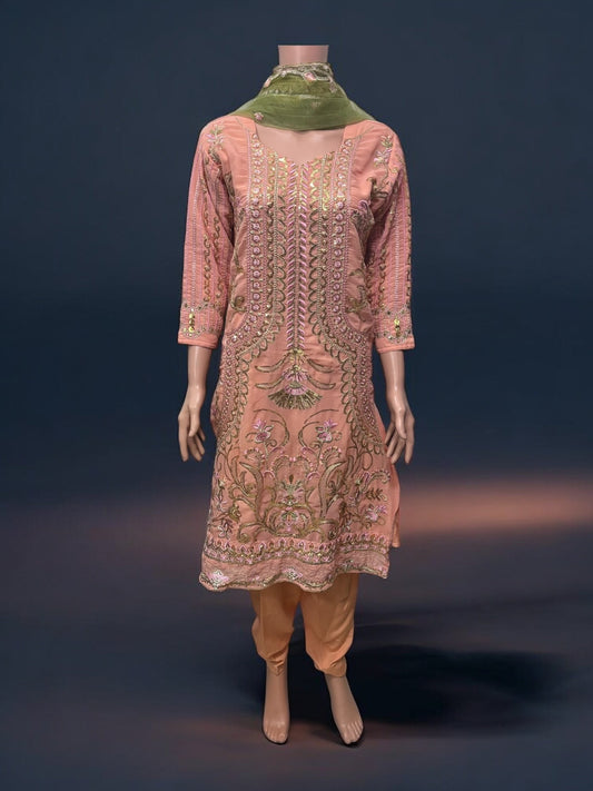 TRADITIONAL SALWAR KAMEEZ SET – ETHNIC WEAR FOR WOMEN- S24