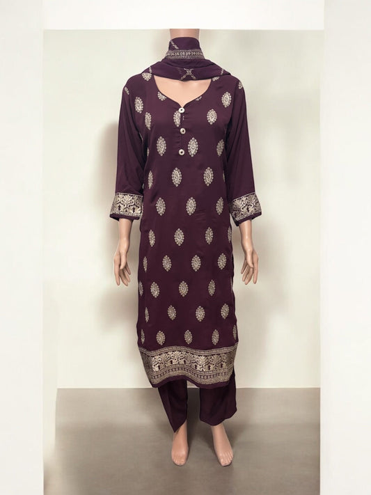 TRADITIONAL SALWAR KAMEEZ SET – ETHNIC WEAR FOR WOMEN- S28