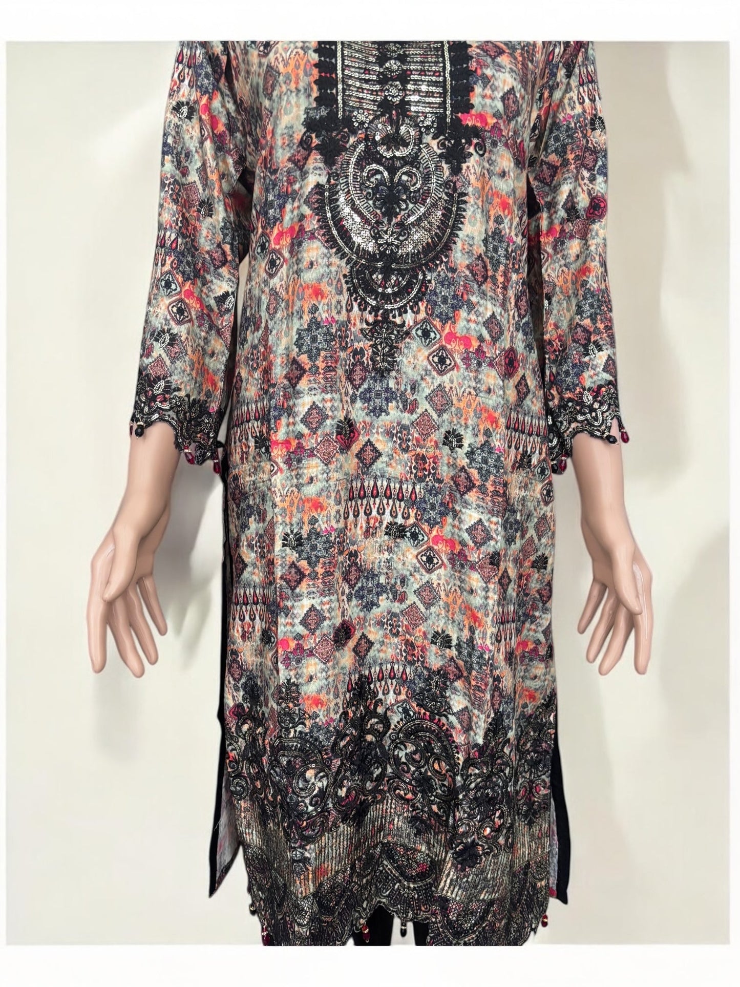 TRADITIONAL SOFT COTTON DESIGNER SALWAR KAMEEZ SUIT - ETHNIC WEAR FOR WOMEN - 216