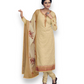 CREAM PATOLA TRADITIONAL FAUX GEORGETTE EMBROIDERED SALWAR KAMEEZ -A-ETHNIC WEAR FOR WOMEN