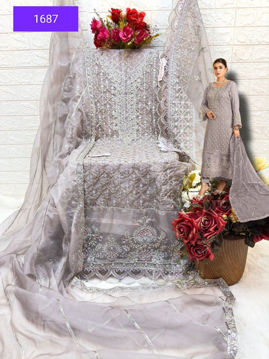 TRADITIONAL DESIGNER SALWAR KAMEEZ SUIT-ETHNIC WEAR FOR WOMEN -1687