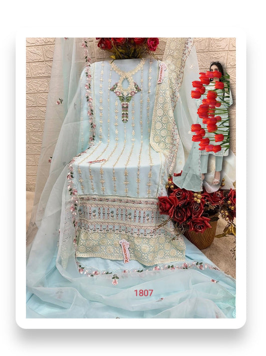 TRADITIONAL DESIGNER SALWAR KAMEEZ SUIT-ETHNIC WEAR FOR WOMEN -1807 C