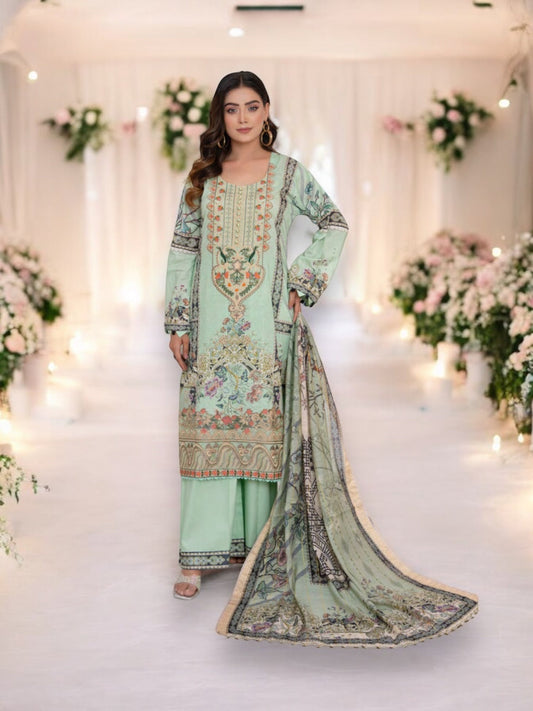 TRADITIONAL PAKISTANI SALWAR KAMEEZ SUIT -ETHNIC WEAR FOR WOMEN- D0