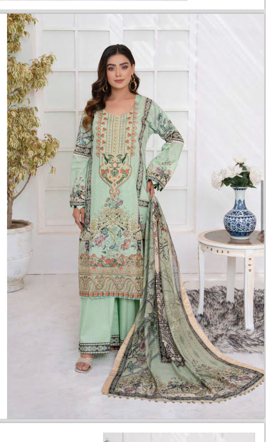 TRADITIONAL PAKISTANI SALWAR KAMEEZ SUIT -ETHNIC WEAR FOR WOMEN- D0