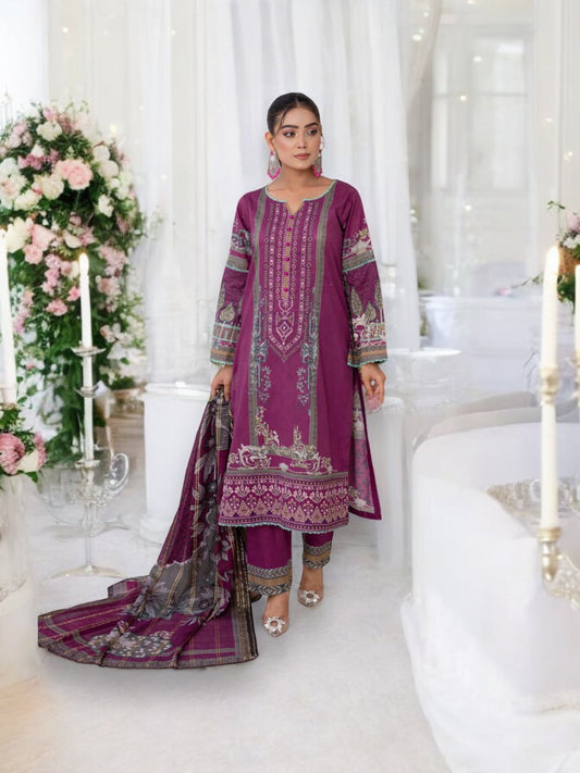 TRADITIONAL PAKISTANI SALWAR KAMEEZ SUIT -ETHNIC WEAR FOR WOMEN- D05