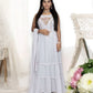 GREAT VALUE: GEORGETTE STONE WORK LONG GOWN - ELEGANT AND AFFORDABLE-04