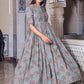 GREY: MUSLIN PRINTED WORK TRADITIONAL GOWN-ETHNIC WEAR FOR WOMEN-01